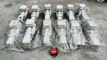 มอเตอร์เกียร์ทดกำลังญี่ปุ่น SUMITOMO JAPAN ขนาด 1/4 HP 380V มีระบบเบรคในตัว