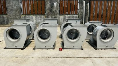 โบลเวอร์ดูดเป่าระบายอากาศ SUZHOU HAOLI FAN ระบบไฟ 380V #ของใหม่เก็บสแปยังไม่ได้ใช้งาน