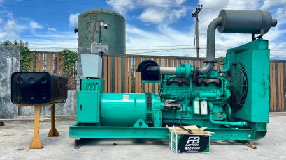 ครื่องปั่นไฟสนาม(GENERATOR) CUMMINS USA ขนาด 375 KVA เครื่องยนต์ดีเซลเทอร์โบ 6 สูบ / แบตเตอรี่เบิกใหม่ พร้อมใช้งาน