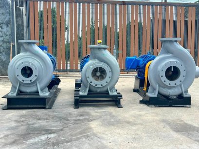ชุดปั้มน้ำหอยโข่งญี่ปุ่น EBARA JAPAN ใบพัดทองเหลือง 380V เข้ามา 3 ชุด