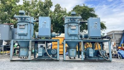 รูทโบลเวอร์อัดอากาศเก่าญี่ปุ่น ANLET JAPAN Type : 125 (5”) / มอเตอร์ Mitsubishi 15 HP 200V (3 สาย) ติดตั้งมาพร้อมอุปกรณ์ Complet set ของสภาพสวย งานตัดประมูลยกเซ็ท