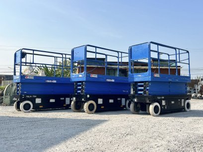 ลิฟท์กระเช้าไฟฟ้า(Personal_Lift)A I C H I Made in Japanยกสูง 8 เมตร / มีเกียร์ Low / Hi / รับน้ำหนัก 250-350 kg / คอนโทรล บน/ล่าง สภาพสวย เข้ามา 3 คัน พร้อมใช้#สดจากนอกเก่าญี่ปุ่น