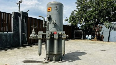 ถังพักลมญี่ปุ่นแรงดันสูงแบบไฮเพรสเชอร์(Highpressure_Tank) FJ JAPAN  ขนาด 400 Litr / Test Press : 41.3 bar / Work Press : 27.5 bar