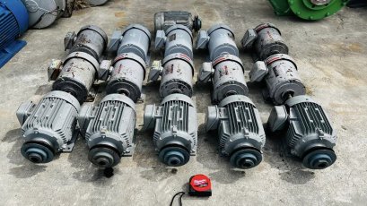 มอเตอร์ไฟฟ้ากำลัง Mitsubishi &amp; Hitachi ขนาด 2 HP 1430 RPM 380V