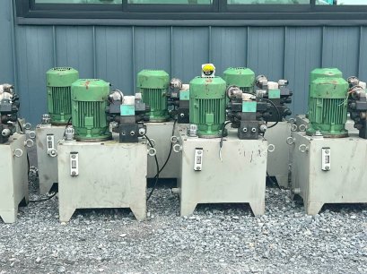 ชุดต้นกำลังปั้มน้ำมันไฮดรอลิค(PowerUnit)ขนาด 1.5 HP / Press 150-200 bar / ถังพัก 40 Litr / พร้อมวาล์วคอนโทรลไฟฟ้า 380V