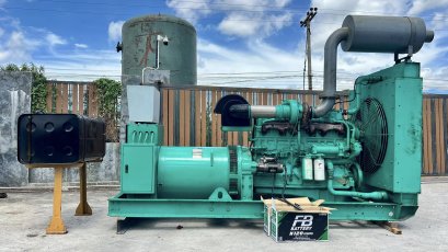 เครื่องปั่นไฟสนาม(GENERATOR) CUMMINS USA ขนาด 375 KVA เครื่องยนต์ดีเซลเทอร์โบ 6 สูบ / แบตเตอรี่เบิกใหม่ พร้อมใช้งาน