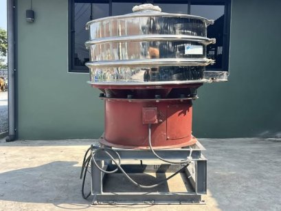 ตะแกรงร่อนเขย่าแบบสเตนเลส แบบปิ่นโต 3 ชั้น / ขนาดกว้าง 1 เมตร (100 cm) 380V ด่วนนมีมาตัวเดียว