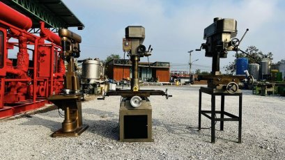 สว่านคลาสสิคญี่ปุ่นและมิลลิ่งตั้งโต้ะ ระบบไฟ 380V เข้ามา 3 ตัว สภาพสวยพร้อมใช้ มี VDO CLIP