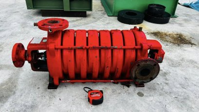 ปั้มน้ำหลายใบพัดญี่ปุ่น(Multistage)TERAL PUMP JAPAN ขนาดท่อ 2”- 2” / 6 ใบพัด / H : 92 m / Q : 150-300 L/min (ติดไม่หมุนขายตามสภาพ) #สดจากนอกเก่าญี่ปุ่น