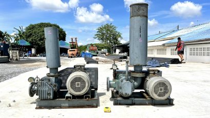 รูทโบลเวอร์อัดอากาศเก่าญี่ปุ่น ANLET &amp; ITO JAPAN ขนาด 10 HP / ท่อ 3” / ระบบไฟ 380V สภาพสวยเข้ามา 2 ชุด พร้อมใช้งาน