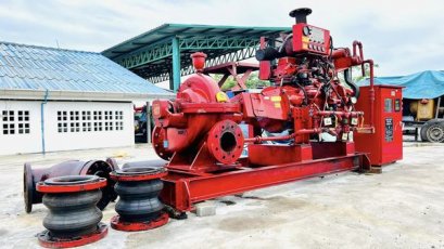 ชุดปั้มดับเพลิง_FIREPUMP AURORA PUMP USA ULFM APPROVED งานตัดประมูลของสภาพสวยพร้อมใช้งาน