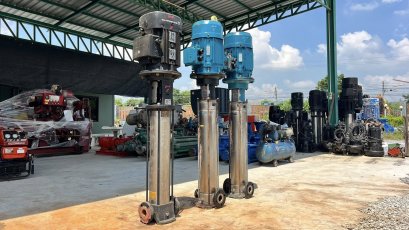 ปั้มตั้งมัลติจสเตทCALPEDA & GRUNDFOSเข้ามา 3 ตัว 380V