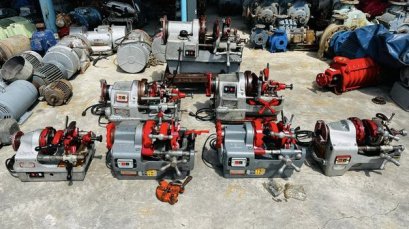 เครื่องต้าปเกลียวแป้ปญี่ปุ่นREX JAPANระบบไฟ 220V (ไฟบ้าน)