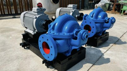 ชุดปั้มน้ำสปริทเคส AURORA USA ขนาด 6”- 5” / มอเตอร์ 30 HP 380V เข้ามา 2 ชุด สภาพสวยพร้อมใช้