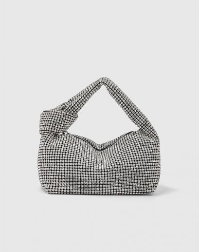 กระเป๋าคริสตรัล Minicube รุ่น M009 White/Diamond