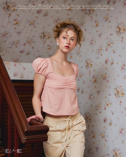 Evie.apparel AVERY TOP (Pink)