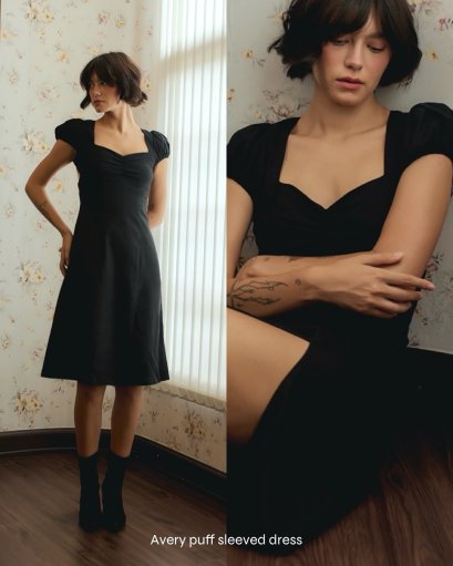Evie.apparel AVERY DRESS (Black)