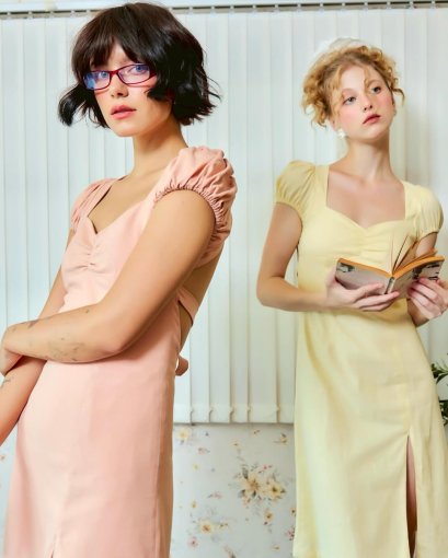 Evie.apparel AVERY DRESS (Yellow)