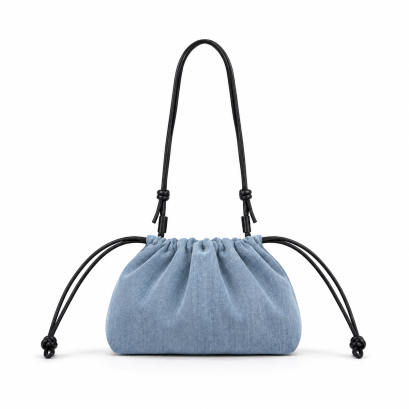 MICCO Denim Drawstring Bag 3332-1