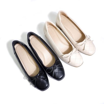 MICCO รองเท้าคัชชูส้นเตี้ย รุ่น 6602-6201