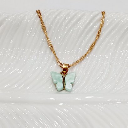 Jigsaw Necklace Butterfly