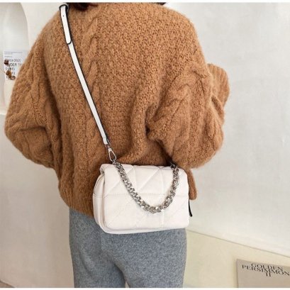 กระเป๋า pu เเฟชั่น สายโซ่ Minicube