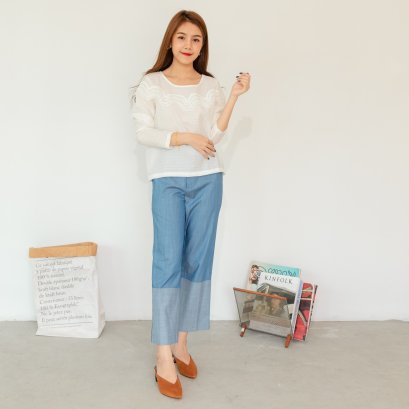 Odile T- shirt รุ่น S18BL03WH ( สีขาว )