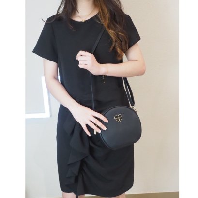 Odile  Mini dress รุ่น JSS29 ( สีดำ )