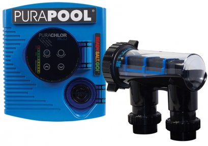 Pura pool salt chlorinator