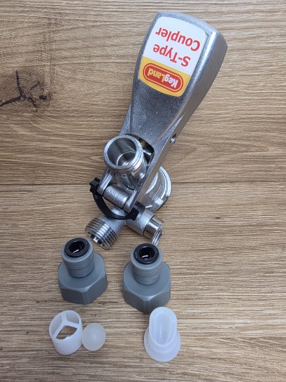 Kegland S-Type coupler- S.S. duotight 5/8 to 8mm