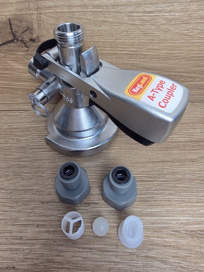 Kegland A-Type coupler- S.S. duotight 5/8 to 8mm