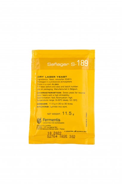 Saflager US-189 Ale Yeast 1 Sachet