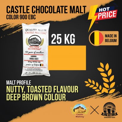 Castle Malt Chocolate 900-1000 EBC 25 Kg