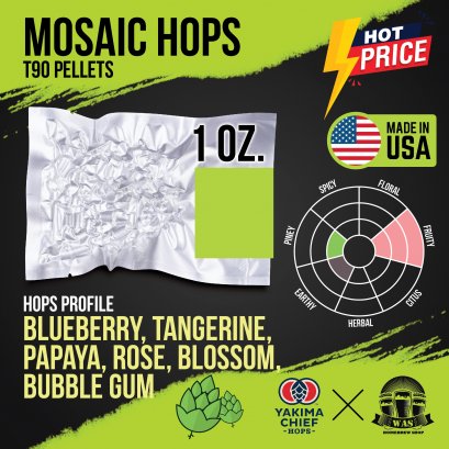 Mosaic Hop Pellet 1 Oz