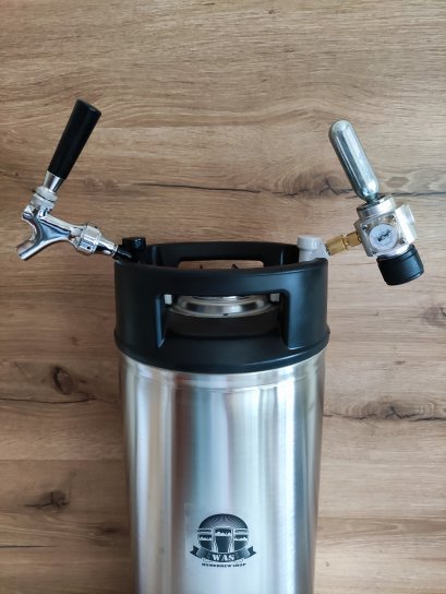 วอส ถัง Keg แสตนเลส จุปริมาณ 19.5 ลิตร ชุดพร้อมก็อกและRegulator