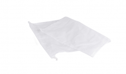 ถุงผ้าขาวบางไซส์ M เชือกผูก WAS Muslin Cloth Size M Filter bag