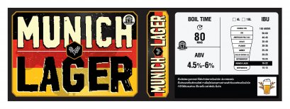 วอส มิกซ์ ชุดวัตถุดิบ Munich Lager 4 ลิตร/10ลิตร/20ลิตร