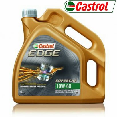 น้ำมันเครื่อง Castrol EDGE 10W-60 SUPERCAR สังเคาระ
