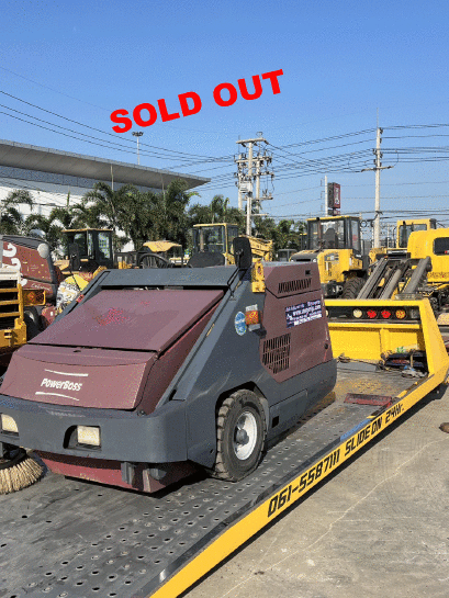 รถกวาดถนน POWERBOSS