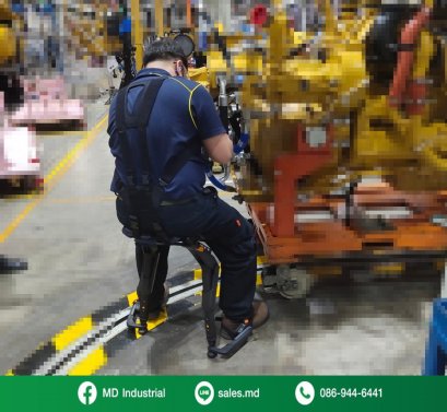 ส่งมอบพร้อมทดสอบ Chairless ฉhair อุปกรณ์ผ่อนแรงขา แบรนด์ Noonee