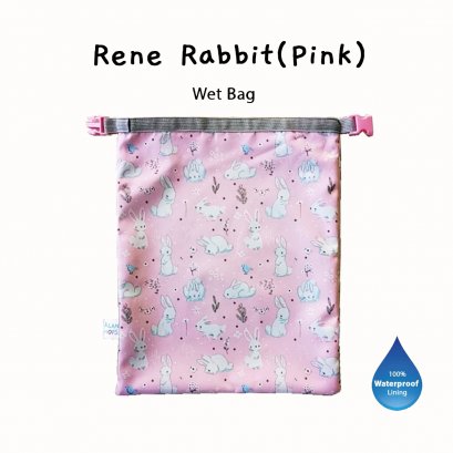 Wet Bag Belt/ Rene Rabbit Pink