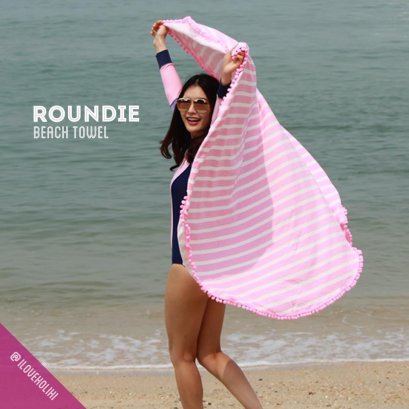 Holihi Accessories/ Roundie Beach (Pink)