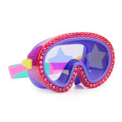 Rock Star Glitter Mask-Strawberry