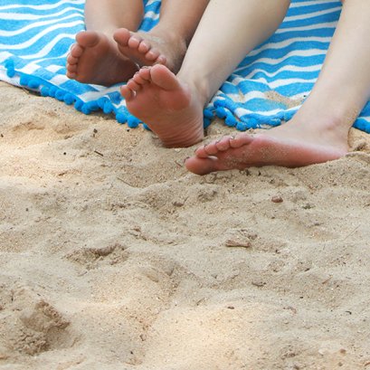 Holihi Accessories/ Roundie Beach (Blue)