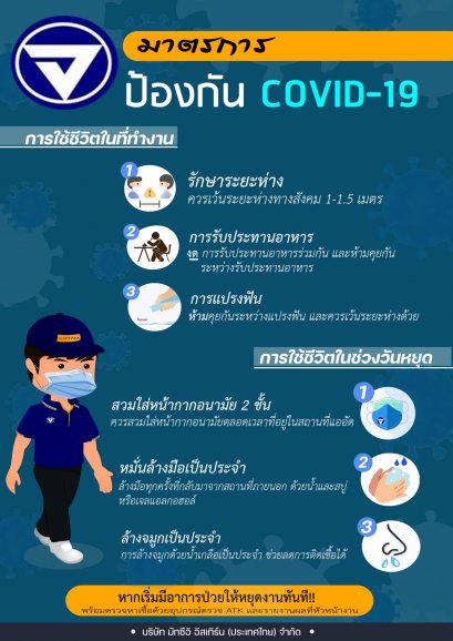  เนื่องจากสถานการณ์การแพร่เชื้อไวรัส Covid 2019 ในปัจจุบันมีแนวโน้มการติดเชื้อเพิ่มมากขึ้น