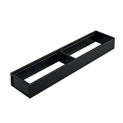 เฟรมโลหะแคบ สีดำ Terra black matt