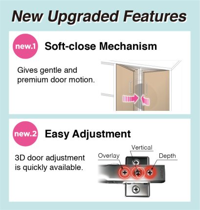 Pocket door soft close (Inset) ALT-2V-360