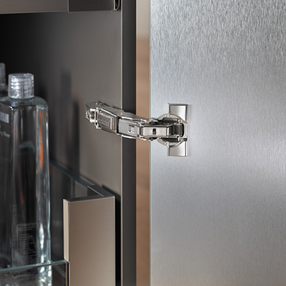 บานพับถ้วย ที่มีระยะทดหน้าบานเท่ากับศูนย์ - CLIP top BLUMOTION 155º