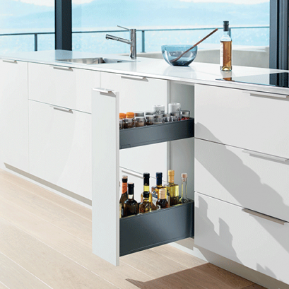 ชุดลิ้นชักหน้าบานแคบ