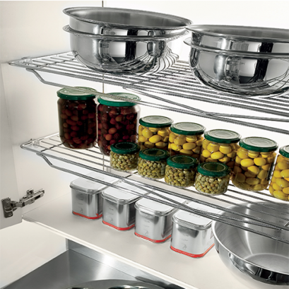 Shelves for upper cabinet